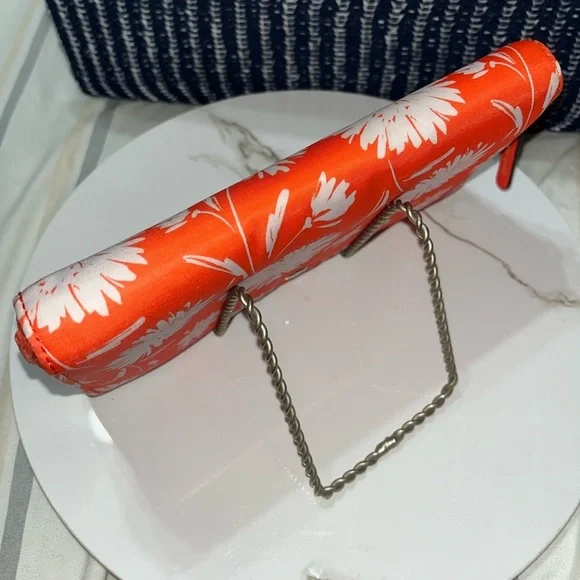 Kate Spade Orange Jae Wild Blossom Multi Large Continental Zip Around Wallet - Picture 8 of 16